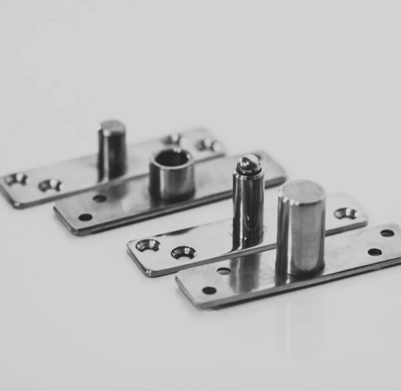 Dobradiça/ pino Pivotante 200kg aço inox - Imagem 3