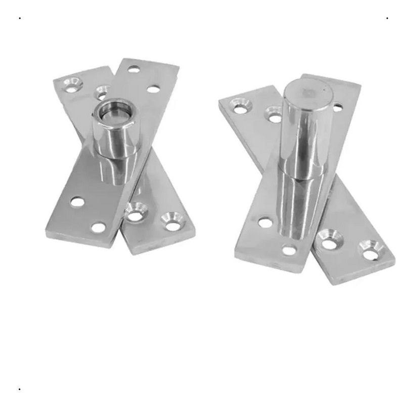 Dobradiça/ pino Pivotante 200kg aço inox