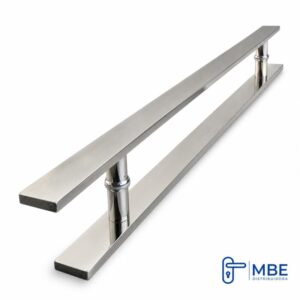 Puxador Inox Prime Max 40mm - Duplo 80cm