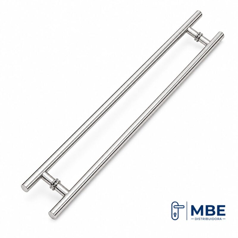 Puxador Tubular 1 metro (80cm entre furos)