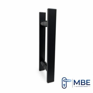 Puxador Inox Prime Classic 30mm - Duplo 30cm Preto Fosco